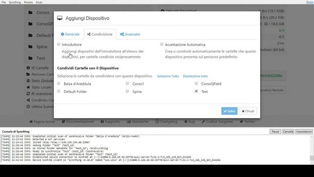 Installazione di Syncthing e condivisione di una cartella/progetto da Pc a dispositivo mobile. смотреть онлайн