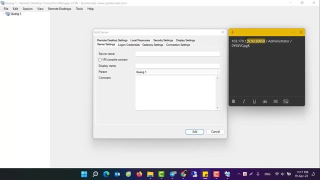 Đăng nhập và chỉnh Full màn hình VPS trong Remote Desktop Connection Manager | Remote Desktop смотреть онлайн