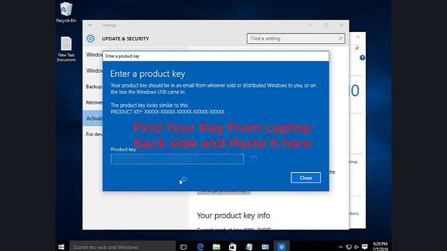 How To Activate Windows 10 with Product Key | Al Sakb Computer | Windows activation For new user смотреть онлайн