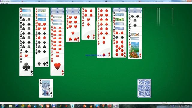 Spider Solitaire 4 suits 068 смотреть онлайн