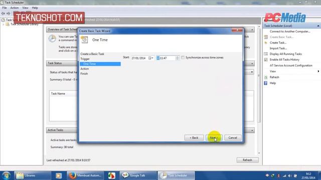 Membuat Auto Shutdown di Windows 7 | Tutorial by PC Media Teknoshot смотреть онлайн