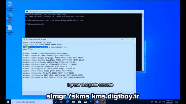ACTIVAR WINDOWS 10 2021 (CMD) смотреть онлайн