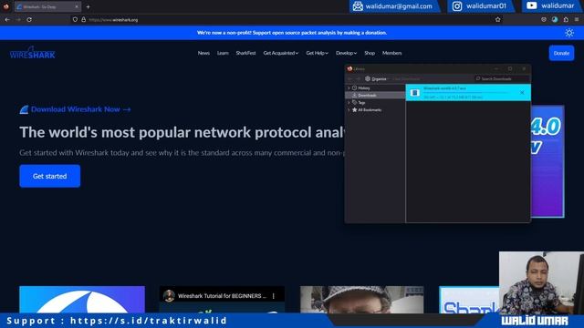 Belajar Wireshark | #1 Panduan Download dan Installasi Wireshark смотреть онлайн