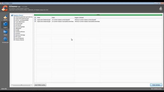 PC LEISTUNG VERBESSERN - REGISTRY reinigen/ Cleaner - SCHNELLER MACHEN / Tunen 2/3 смотреть онлайн