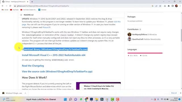CARA MENGATASI HILANGNYA FITUR DRAG AND DROP DI WINDOWS 11. GAMPANG BANGET!! смотреть онлайн