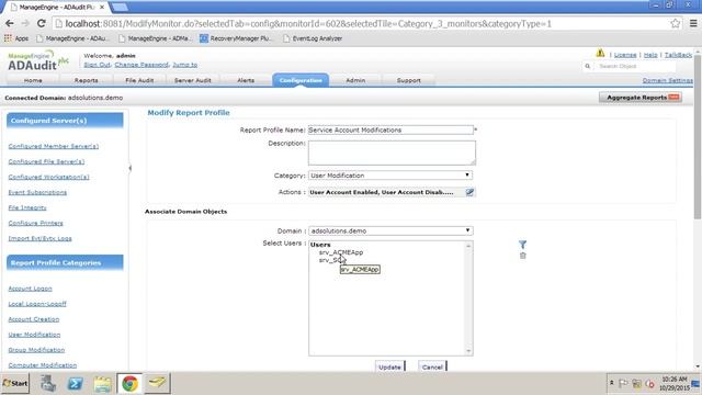 Alerting and reporting on Windows service account modifications смотреть онлайн