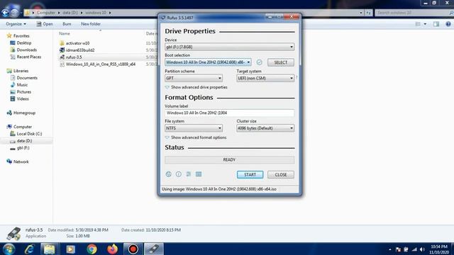 Cara Membuat Bootable Flashdisk Windows 10 dengan Rufus смотреть онлайн