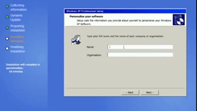 Windows XP Setup Instructions смотреть онлайн