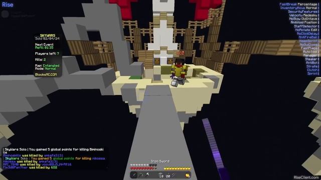 destroying blocksmc in rise смотреть онлайн