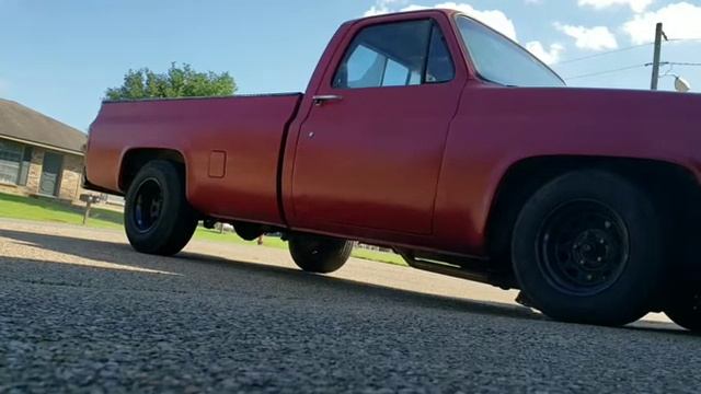 chevy c10 squarebody bbc 454 6k redline!!! cherry bombs comp cam 276/284 duration 537/537 lift смотреть онлайн
