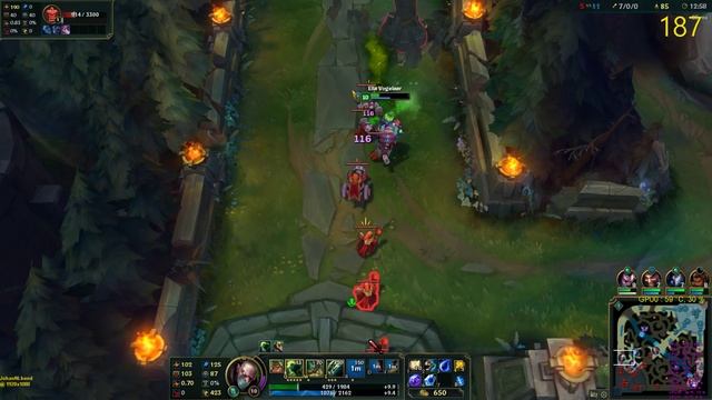 League of Legends 1080P RX 480 gameplay Benchmark смотреть онлайн