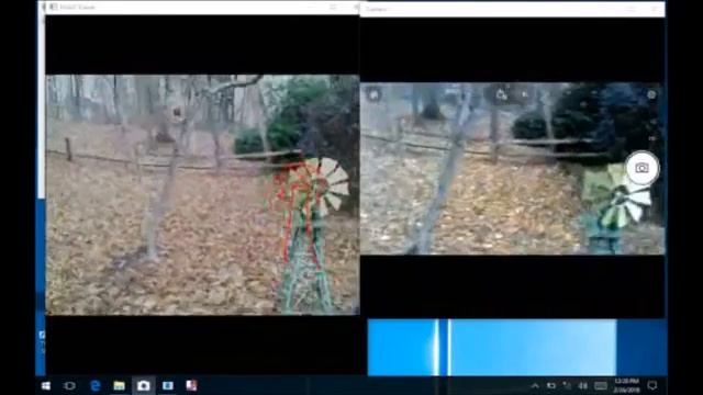 Windows Kinect Outside In BackYard, Kinect Ghost part 3, DIY Handheld Portable 3d IR SLS Camera смотреть онлайн