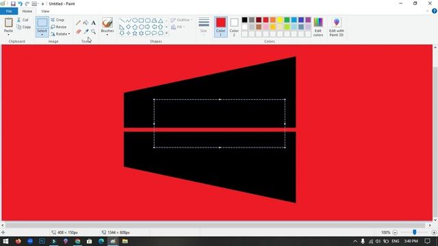 How to Draw Windows 10 Logo using MS Paint | How to draw on your computer смотреть онлайн