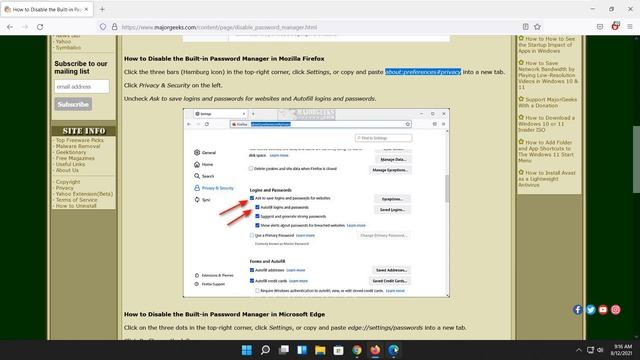 How to Disable the Built in Password Managers in Chrome, Firefox, and Edge смотреть онлайн