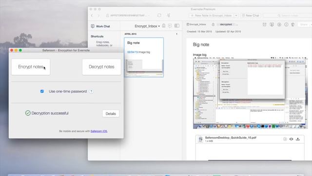 Saferoom One-time passwords to encrypt Evernote notes смотреть онлайн