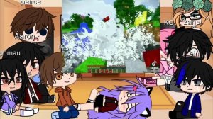 aphmau reacts to themselves // not og // part 2 soon  // #gachaclub #gachareacts #capcut