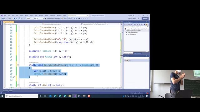 Introduction to C# Delegates and Lambdas (Continued) смотреть онлайн