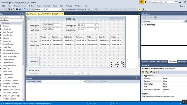 Visual Studio 2015 Visual C++ MFC 2017 - 04 Building The Payroll Layout смотреть онлайн