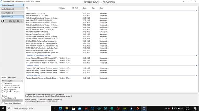 3-Windows 10 Güncelleme Yönetme Programı(WuMgr 0.8g) смотреть онлайн