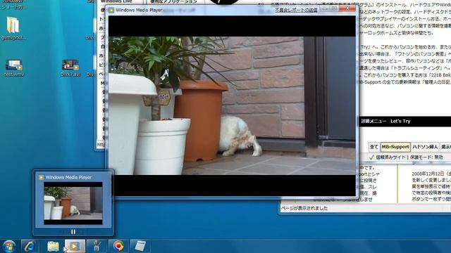 Windows 7 強化されたタスクバー - 画面の領域（1280×720）左上 0、480 Windows Media Encoder 9シリーズでキャプチャーしたサンプルビデオ смотреть онлайн