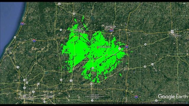 Using "Splat!" and Google Earth to map out changes to Radio "Line of Sight" смотреть онлайн
