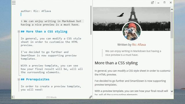 Previewing Markdown with templates смотреть онлайн