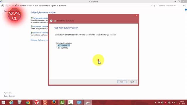 Windows 8 1 İmaj Alma Kurtarma Sürücüsü Oluşturma Geri Yükleme смотреть онлайн