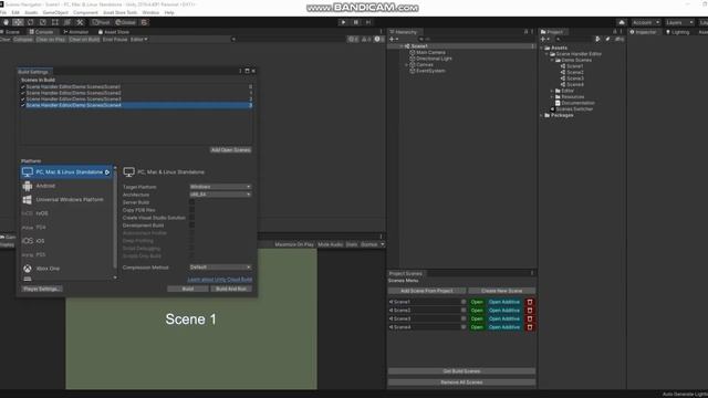 Easy Scene Switcher-Unity Editor Window смотреть онлайн
