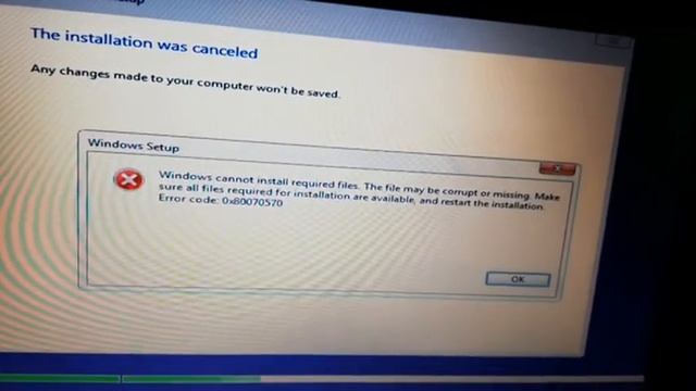Windows could not set the offline locale information. Error , currupt file, could not install ETC смотреть онлайн