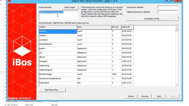 Inepro Back Office Suite Setup Assistant instruction смотреть онлайн