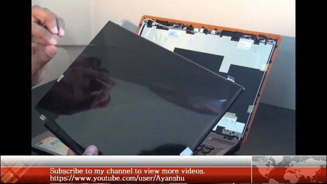 Laptop screen replacement / How to replace laptop screen for Lenovo Y470 [LTN140AT20-L01] смотреть онлайн