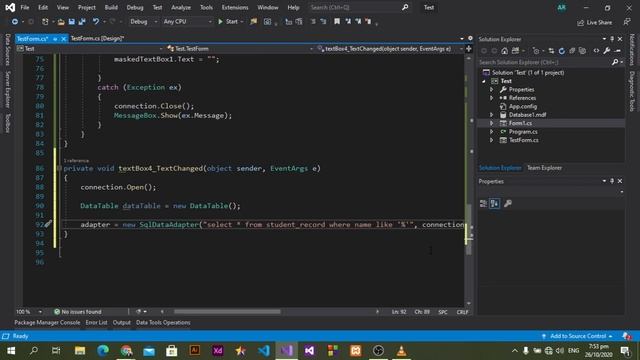 Searching in dataGridView - C# смотреть онлайн