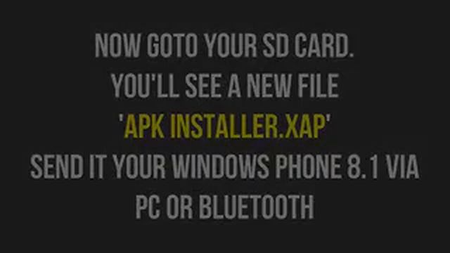 Install Android Apps APK To Any WindowsPhone Device смотреть онлайн