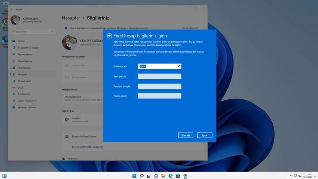 WİNDOWS 11'de MİCROSOFT KULLANICI HESABI SİLME смотреть онлайн