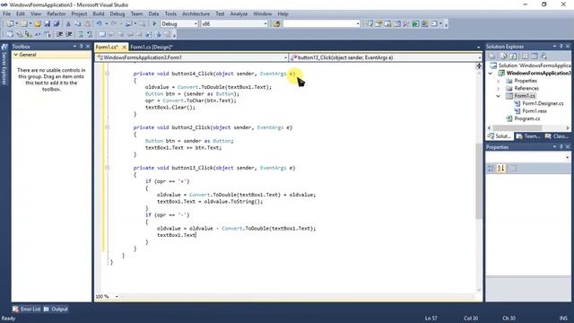 Arithmetic Calculator in C# (Microsoft Visual Studio) смотреть онлайн
