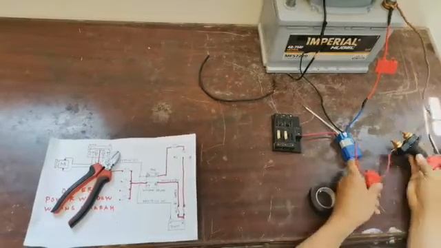 BASIC POWER WINDOW WIRING DIAGRAM IN 4 WINDOW AND ACTUAL. смотреть онлайн