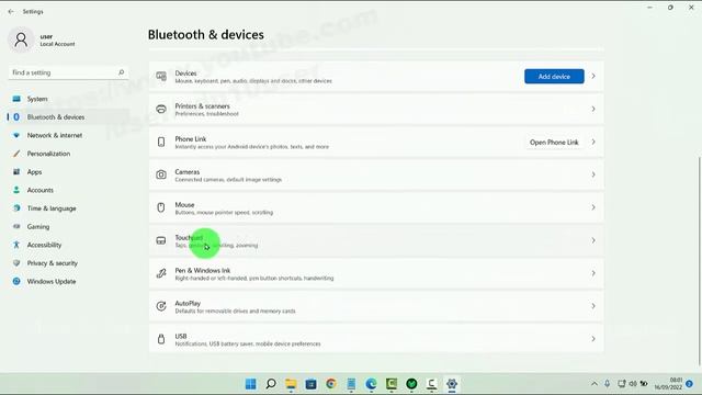 Windows 11 Home : How to turn on or off Drag Touchpad with two fingers to scroll смотреть онлайн