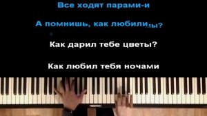 Миша Марвин, Ханна - Французский поцелуй | Пианино | Караоке | Минус