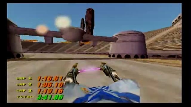 Star Wars Episode 1 Racer [N64] Campaign: Part 1 смотреть онлайн