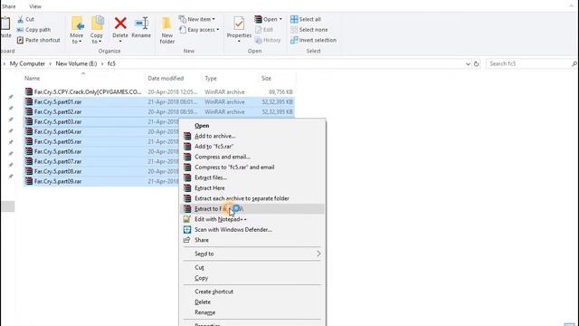 Extract multiple files into one file using WinRAR #winrar #farcry #productivity #extract смотреть онлайн