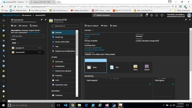 HOW TO: Azure Storage through powershell смотреть онлайн