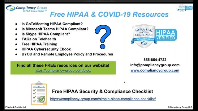 HIPAA Tips on Working from Home, Telehealth, and Telecommuting смотреть онлайн