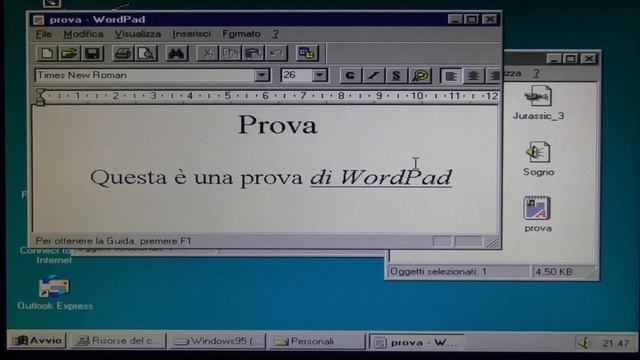 AmigaONE XE G4: Test2 Computer Emulation (Windows 95) смотреть онлайн