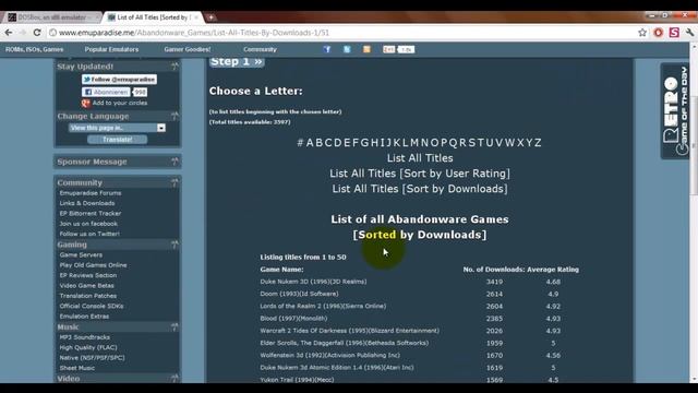 DosBox - Tutorial [german/HD] "Dos-Spiele auf Windows XP/Vista/7" смотреть онлайн