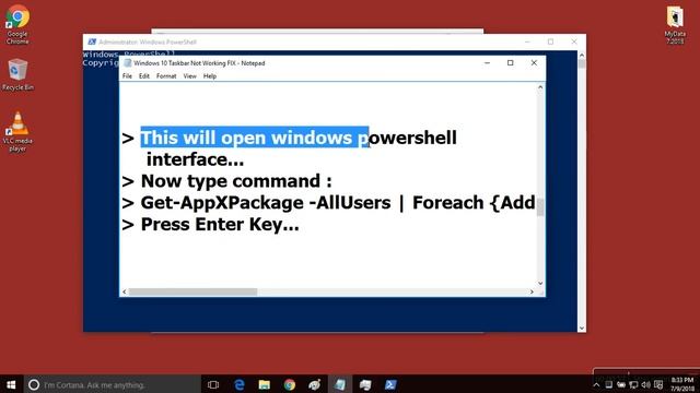 How To Fix Taskbar Not Working In Windows 10 | Windows Taskbar Not Working Problem (Easy Way) смотреть онлайн