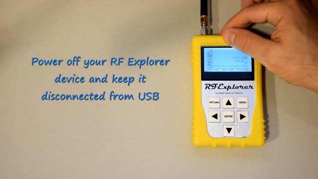 Upgrade RF Explorer firmware from your MacOS X computer смотреть онлайн