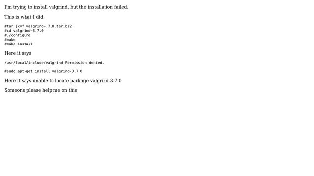 Installing valgrind on ubuntu смотреть онлайн
