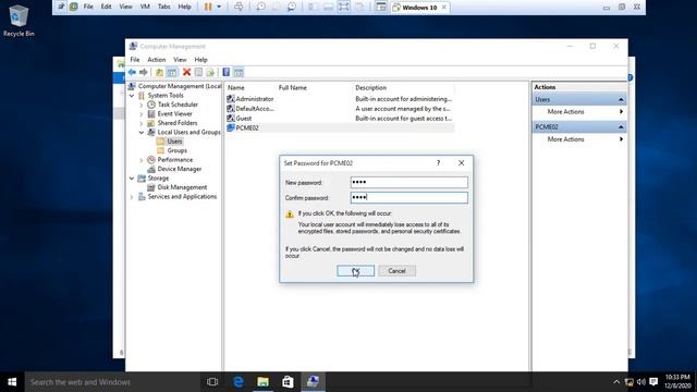 Changing Password and Rename Local User Account in Windows 10 смотреть онлайн