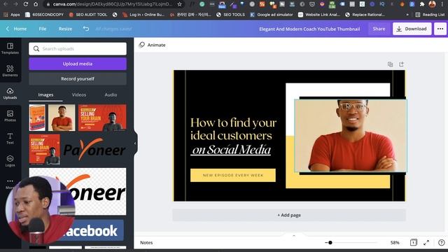 How To Design Your Youtube Thumbnails In 5mins | Step by Step Tutorial In 2021 смотреть онлайн