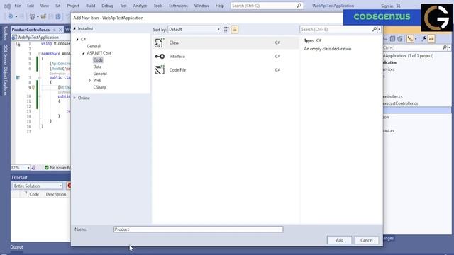 How to crate web api in visual studio dot net core step by step. смотреть онлайн